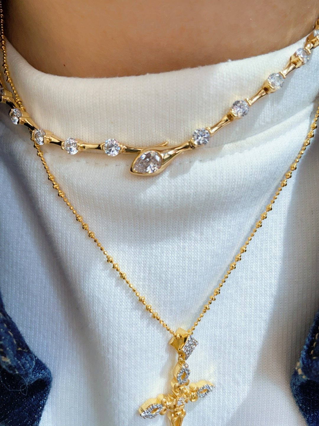 BubbleGlow Pavé Series Choker Necklace - floysun