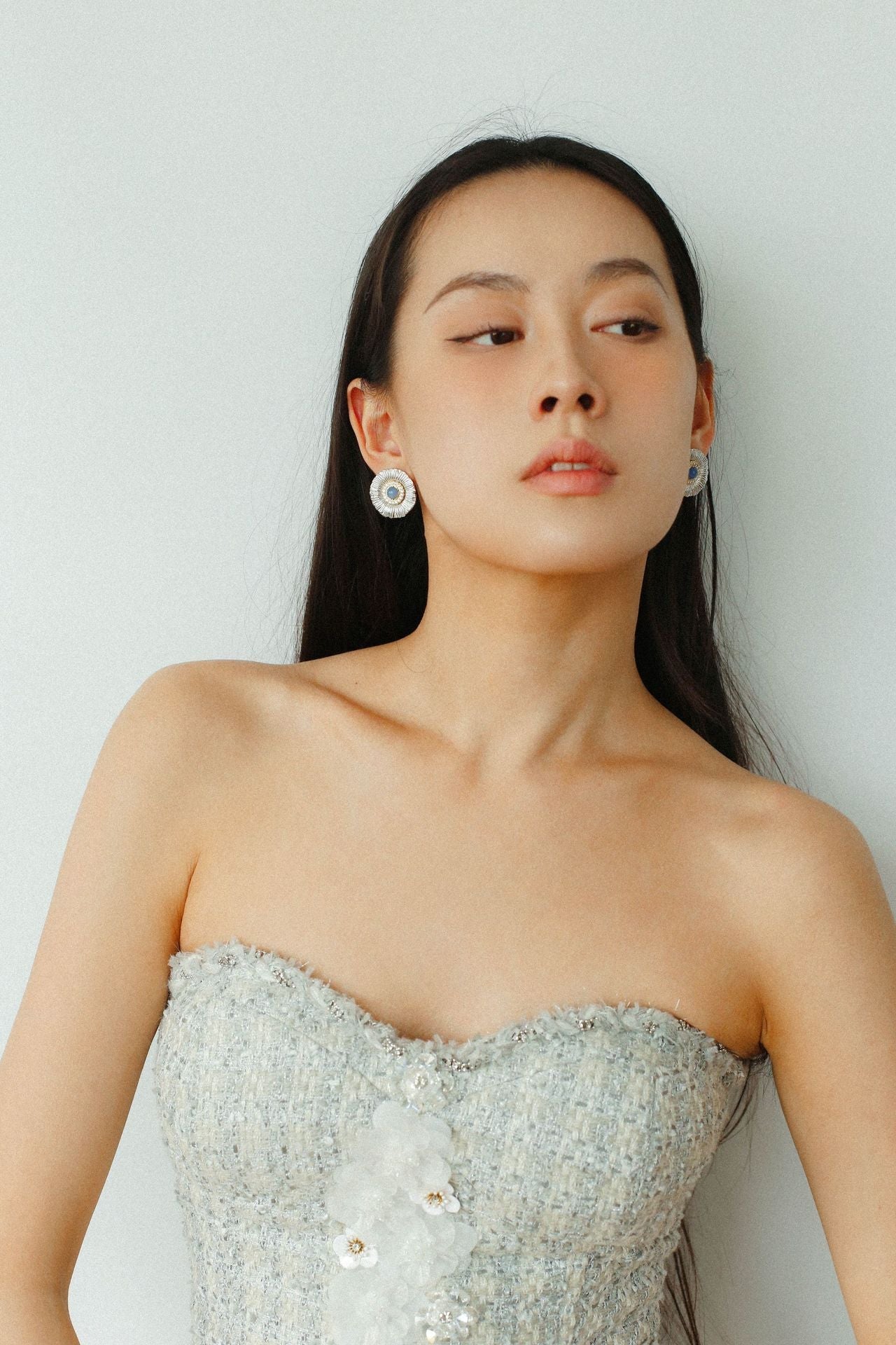 Buccellati - Inspired Daisy Ear Clip Stud Earrings - floysun