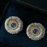 Buccellati - Inspired Daisy Ear Clip Stud Earrings - floysun