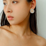 Buccellati - Inspired Daisy Ear Clip Stud Earrings - floysun