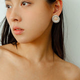 Buccellati - Inspired Daisy Ear Clip Stud Earrings - floysun