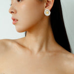 Buccellati - Inspired Daisy Ear Clip Stud Earrings - floysun