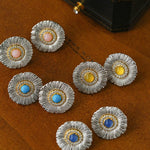 Buccellati - Inspired Daisy Ear Clip Stud Earrings - floysun
