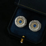 Buccellati - Inspired Daisy Ear Clip Stud Earrings - floysun