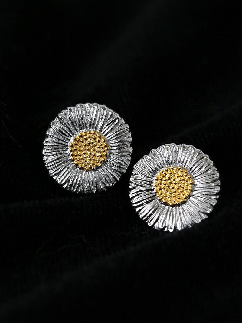 Buccellati - Inspired Daisy Ear Stud - floysun