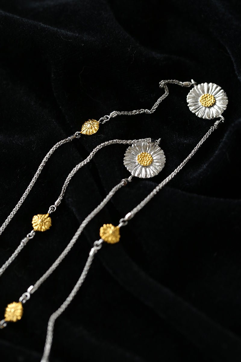 Buccellati - Inspired Daisy & Gardenia Long Necklace - floysun