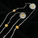 Buccellati - Inspired Daisy & Gardenia Long Necklace - floysun