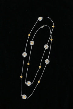 Buccellati - Inspired Daisy & Gardenia Long Necklace - floysun