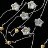 Buccellati - Inspired Daisy & Gardenia Long Necklace - floysun