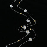 Buccellati - Inspired Daisy & Gardenia Long Necklace - floysun