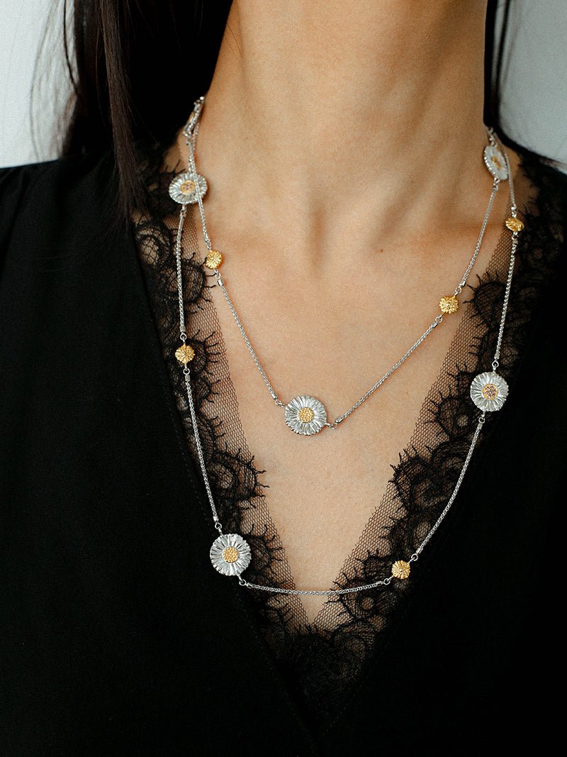 Buccellati - Inspired Daisy Long Necklace - floysun