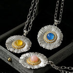 Buccellati - Inspired Daisy Pendant Necklace - floysun