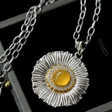 Buccellati - Inspired Daisy Pendant Necklace - floysun