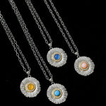 Buccellati - Inspired Daisy Pendant Necklace - floysun