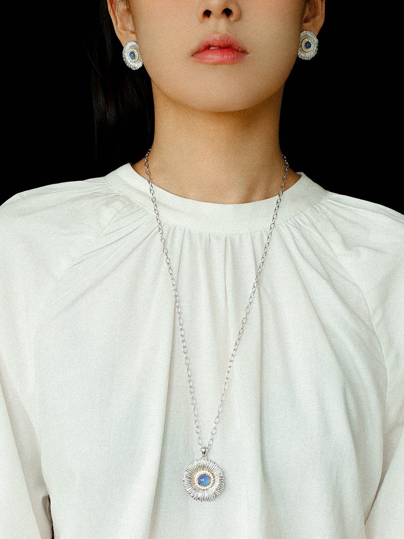 Buccellati - Inspired Daisy Pendant Necklace - floysun