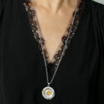 Buccellati - Inspired Daisy Pendant Necklace - floysun