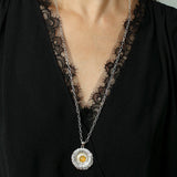Buccellati - Inspired Daisy Pendant Necklace - floysun