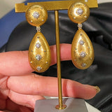 Buccellati - Inspired Double Drop Earrings - floysun