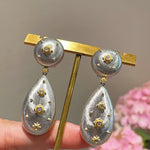 Buccellati - Inspired Double Drop Earrings - Silver - floysun