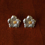 Buccellati - Inspired Gardenia Flower Stud Earrings - floysun
