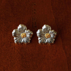 Buccellati - Inspired Gardenia Flower Stud Earrings - floysun