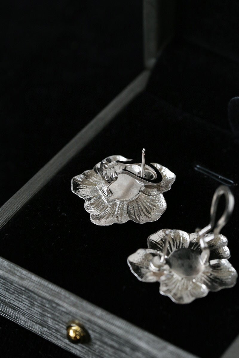 Buccellati - Inspired Gardenia Flower Stud Earrings - floysun