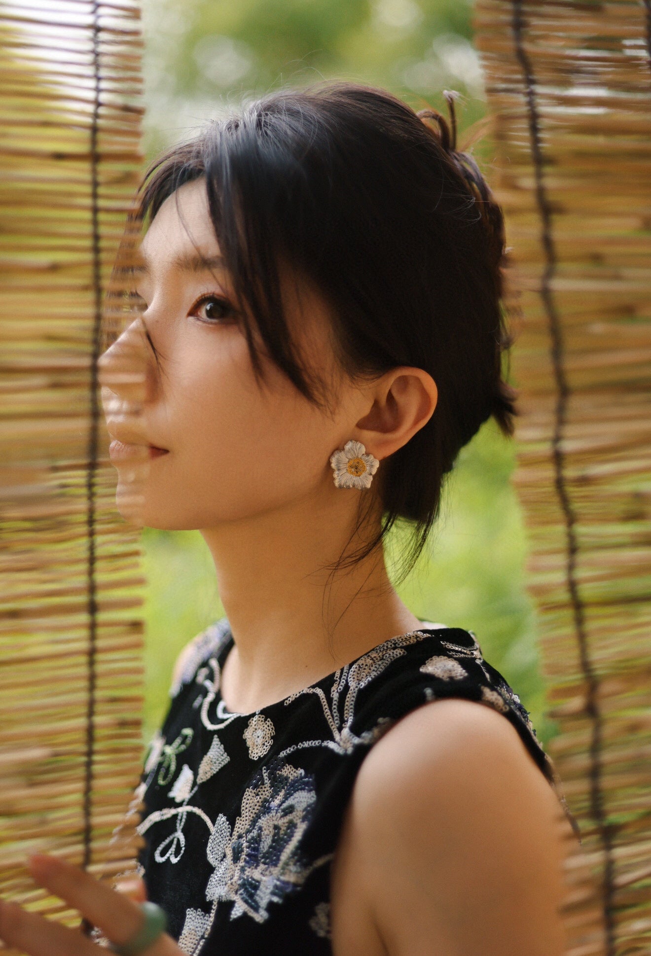 Buccellati - Inspired Gardenia Flower Stud Earrings - floysun