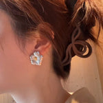 Buccellati - Inspired Gardenia Flower Stud Earrings - floysun