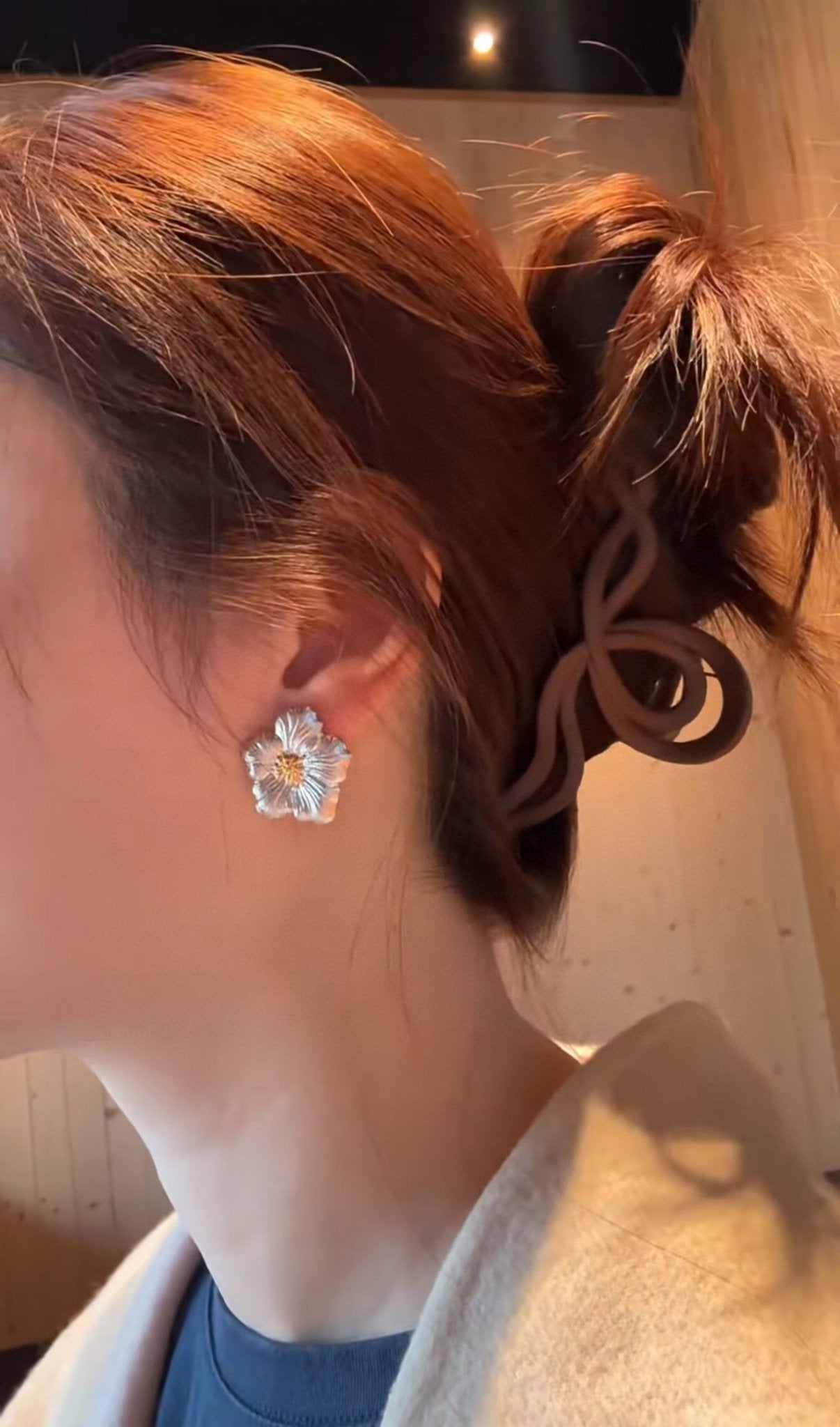 Buccellati - Inspired Gardenia Flower Stud Earrings - floysun