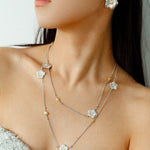 Buccellati - Inspired Gardenia Flower Stud Earrings - floysun