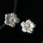 Buccellati - Inspired Gardenia Flower Stud Earrings - floysun