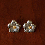 Buccellati - Inspired Gardenia Flower Stud Earrings - floysun