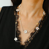 Buccellati - Inspired Gardenia Long Necklace - floysun