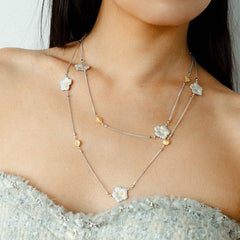 Buccellati - Inspired Gardenia Long Necklace - floysun