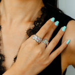 Buccellati - Inspired Gardenia Open Ring 925 Silver - floysun