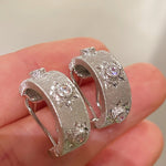 Buccellati - Style Satin Finish Hoop Earrings - floysun