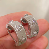 Buccellati - Style Satin Finish Hoop Earrings - floysun