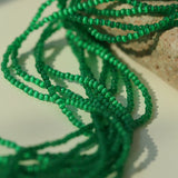 Camellia Clasp Multi-Layered Green Cat's Eye Necklace - floysun