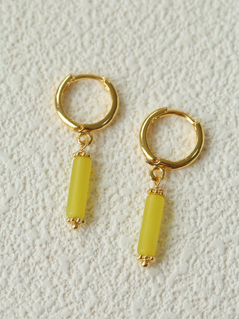 Candy Gemstone Drop Earrings - floysun
