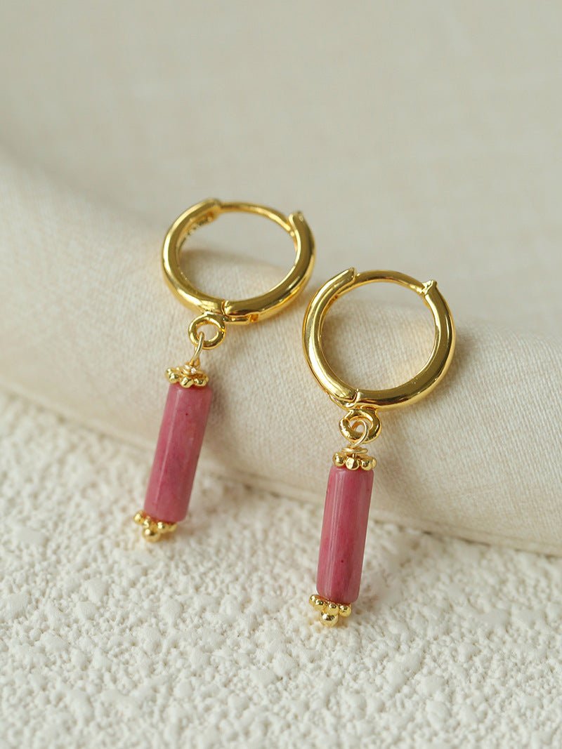 Candy Gemstone Drop Earrings - floysun