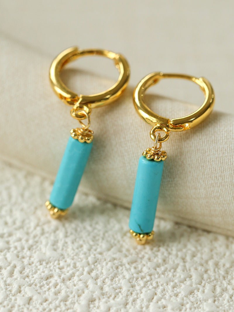 Candy Gemstone Drop Earrings - floysun