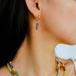 Candy Gemstone Drop Earrings - floysun
