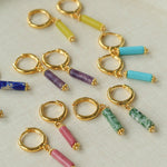 Candy Gemstone Drop Earrings - floysun