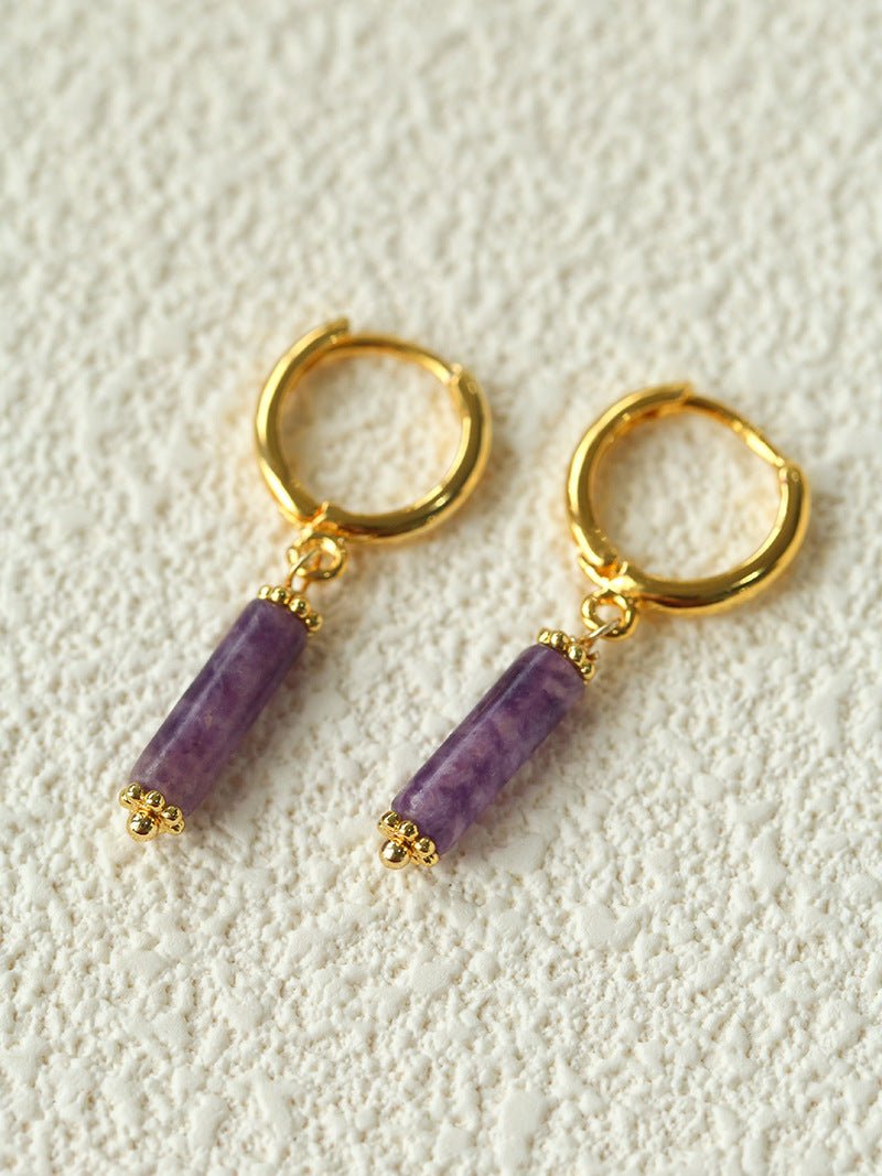 Candy Gemstone Drop Earrings - floysun