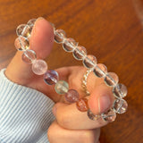 Celestia Radiance · Rainbow Multigem Clear Quartz Energy Bracelet - floysun