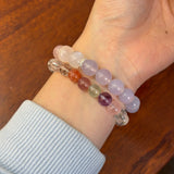 Celestia Radiance · Rainbow Multigem Clear Quartz Energy Bracelet - floysun