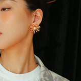Celestial Fireworks Pearl Earrings - floysun