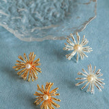 Celestial Fireworks Pearl Earrings - floysun