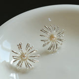 Celestial Fireworks Pearl Earrings - floysun