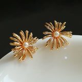 Celestial Fireworks Pearl Earrings - floysun
